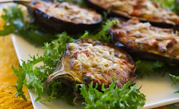 Stuffed Baby Eggplant